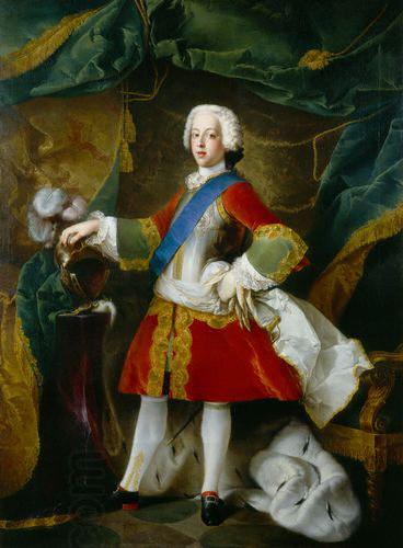 Blanchet, Louis-Gabriel Portrait of Charles Edward Stuart oil painting picture